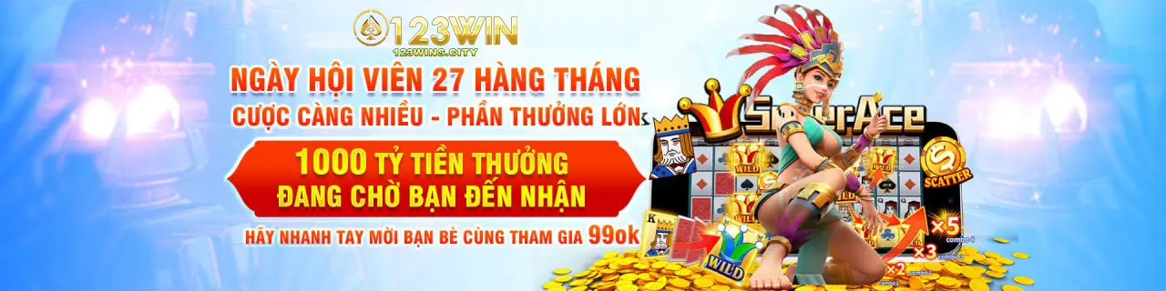 banner thưởng hội viên 123wins.city