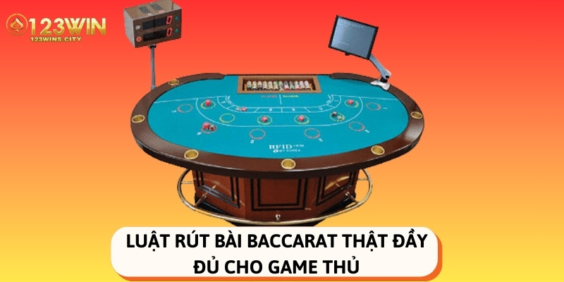 luật đầy đủ của baccarat