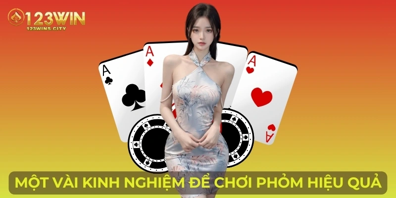 Một vài kinh nghiệm để chơi phỏm hiệu quả